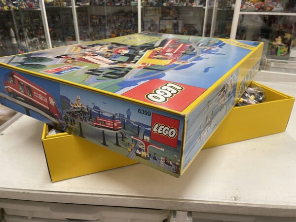 Lego 6399 Airport Shuttle 9V Legoland City Town Monorail 1989 RARA Box PERFETTA! - immagine 5