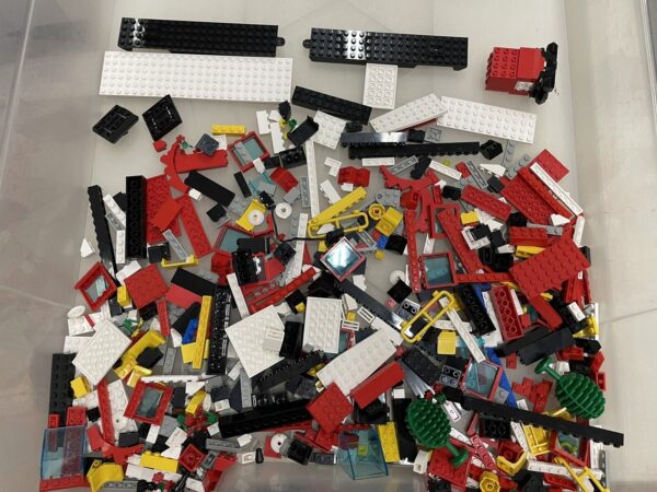 Lego 6399 Airport Shuttle 9V Legoland City Town Monorail 1989 RARA Box PERFETTA! - immagine 7