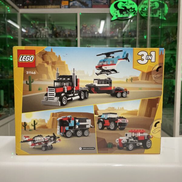 Lego Creator 31146 - Flatbed Truck with Helicopter - Nuovo - immagine 3