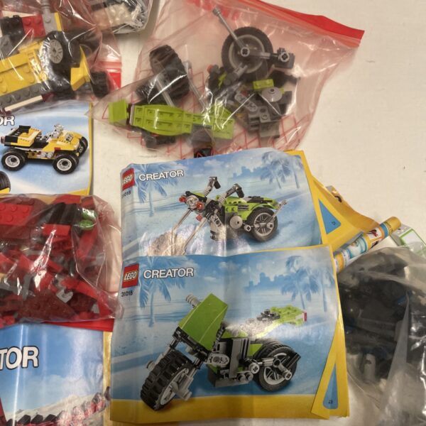Lego Lotto ORIGINALE - Technic Creator - 10 Set 42046 31074 31032 3 Kg - immagine 12
