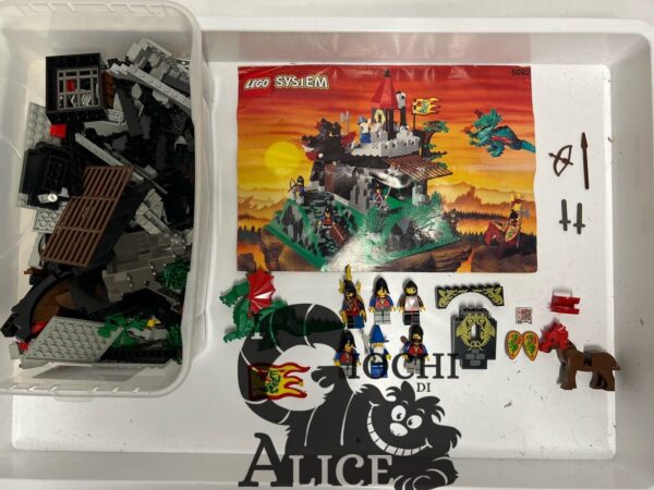 Lego Serie Castle - Set 6082 Fire Breathing Fortress - 100% Completo