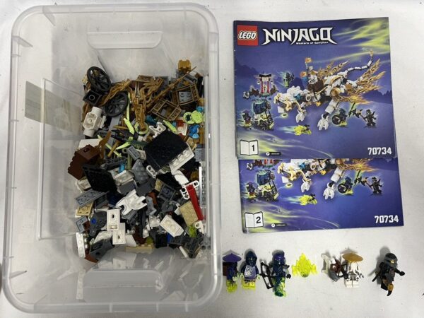 Lego serie Ninjago set 70734 Master Wu Dragon Quasi Completo No Scatola - immagine 3
