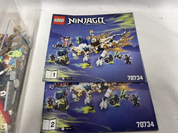 Lego serie Ninjago set 70734 Master Wu Dragon Quasi Completo No Scatola - immagine 6