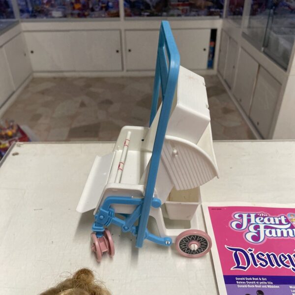 MATTEL - BARBIE - The Heart Family Bathtime Fun Double Stroller - immagine 5