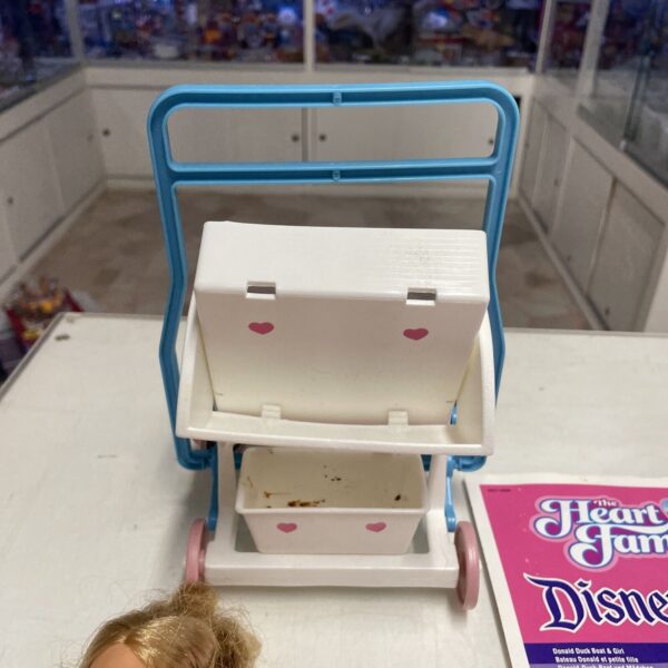 MATTEL - BARBIE - The Heart Family Bathtime Fun Double Stroller - immagine 6