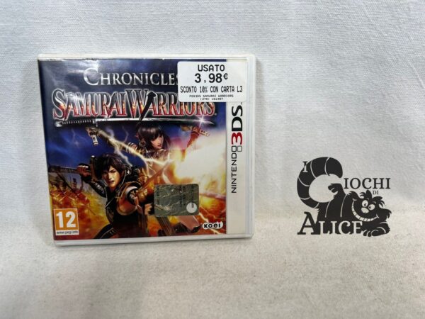 Nintendo 3DS 2DS videogioco Samurai warriors Chronicles