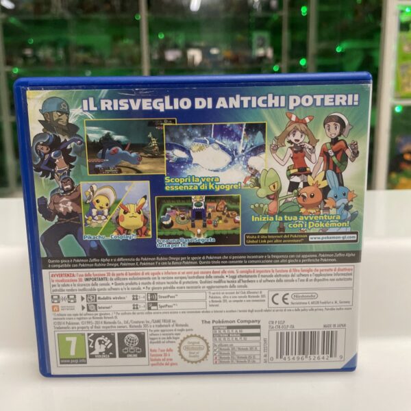 Nintendo 3DS POKEMON Zaffiro Alpha PAL ita - immagine 3