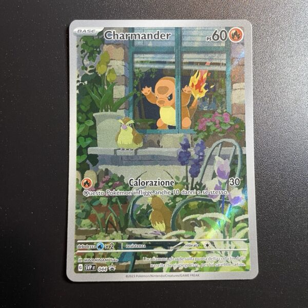 Nintendo  Charmander #044 Scarlet & Violet Illustration ITA - NM - tcg - immagine 3