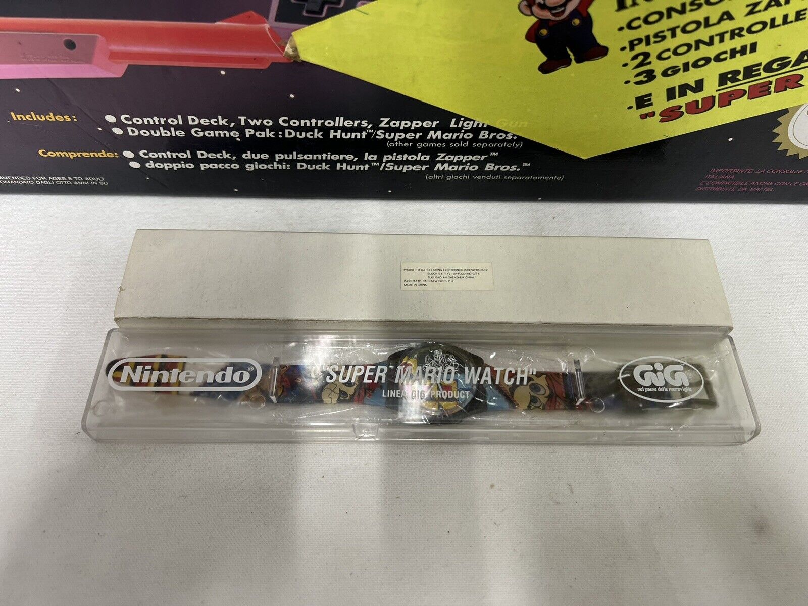 Nintendo Console Nes Gig Versione Italiana Con Orologio Raro - immagine 4