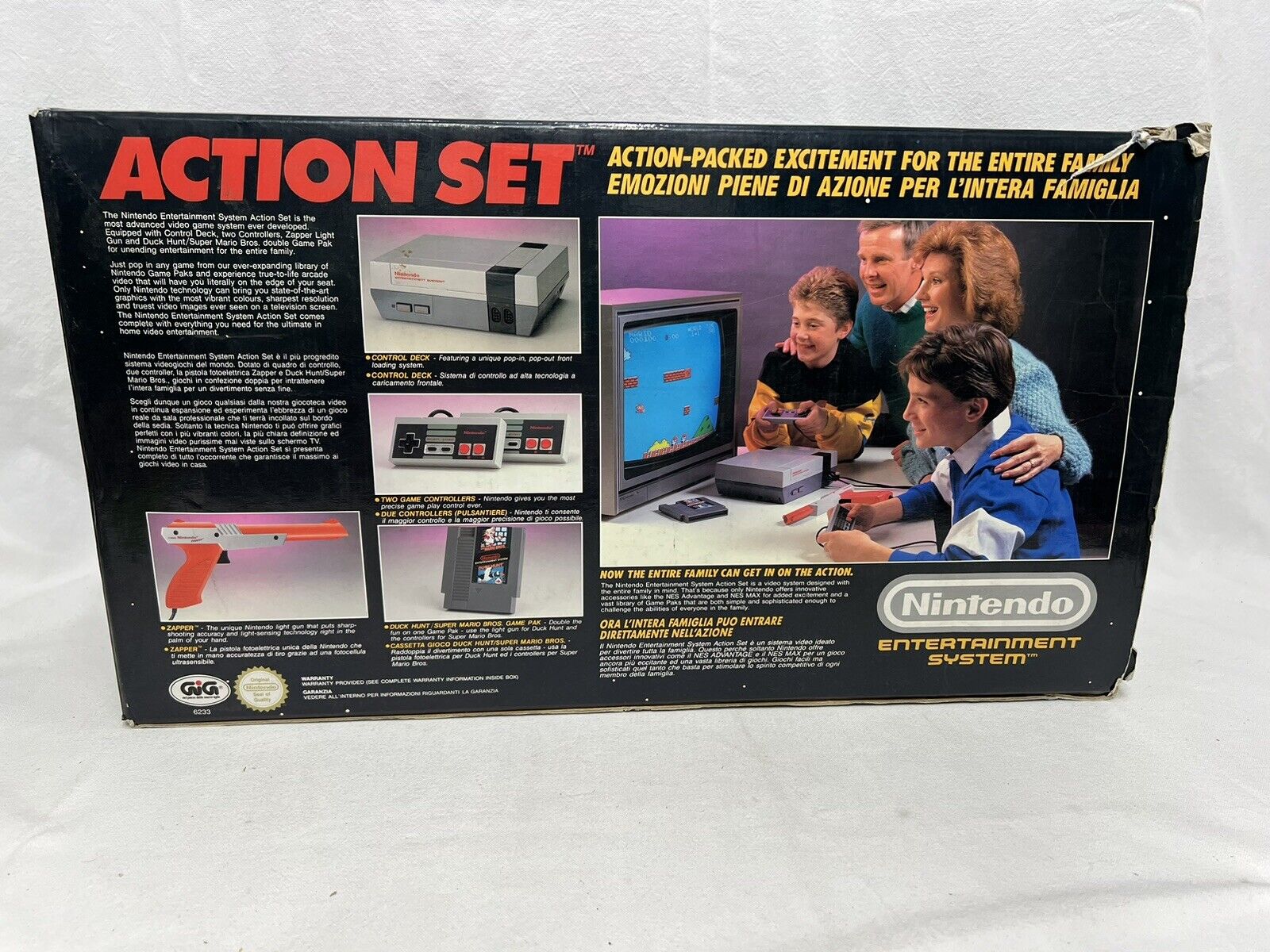 Nintendo Console Nes Gig Versione Italiana Con Orologio Raro - immagine 8