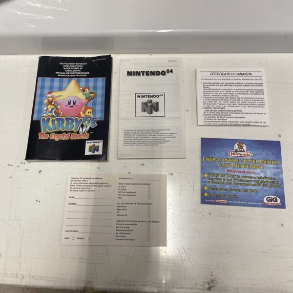 Nintendo - KIRBY 64 The Crystal Shards  - Nintendo 64 N64 - PAL Euro - immagine 3