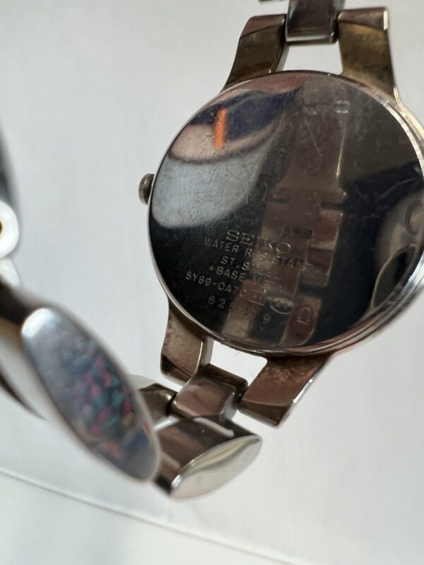 Orologio  Seiko Serie Lukia Quartz Da Donna Con Calendario E Quandrante Bianco - immagine 8
