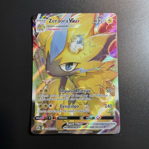 Pokemon Nintendo  ZERAORA V Max #gg 42 Crown Zenith  ITA - NM - tcg - immagine 3