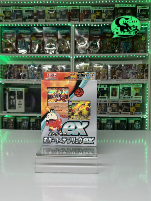 Pokemon Scarlet & Violet Starter Set EX Fueoco & Ampharos