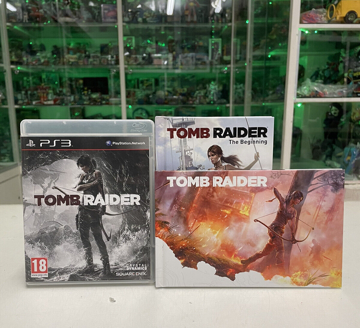Ps3-Playstation-Tomb-Raider-Pal-ita-Artbook-Comics-The-Beginning-Bundle-134347618701