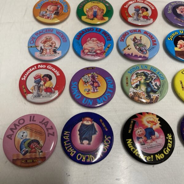 SGORBIONS Lotto Spille Pins Garbage Pail Kids grandi 4,5 cm - immagine 3