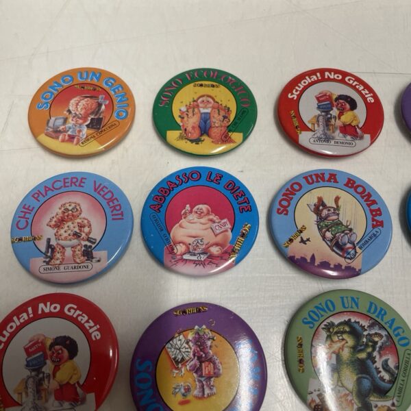 SGORBIONS Lotto Spille Pins Garbage Pail Kids grandi 4,5 cm - immagine 4