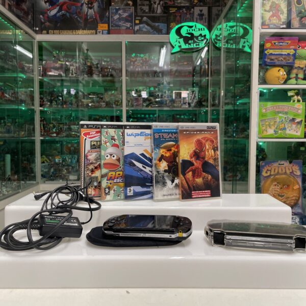 SONY PSP 1004 Fat  + Wipeout Ape Escape + UMD Steamboy +++ PSP Pal ita