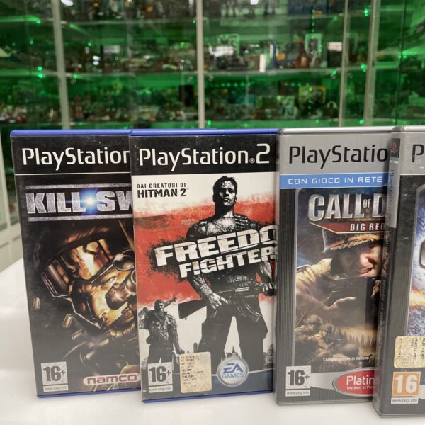 SONY Ps2 Lotto Giochi Di Guerra Call Of Duty / Kill Switch Pal ita - immagine 3