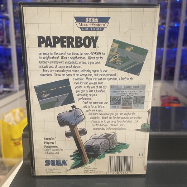 Sega Master System Paperboy NTSC-US - immagine 3