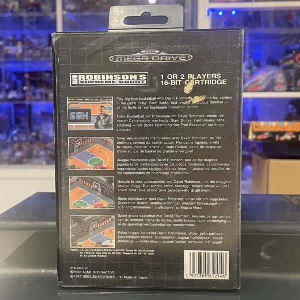Sega Mega Drive DAVID ROBINSON'S SUPREME COURT Pal - immagine 3