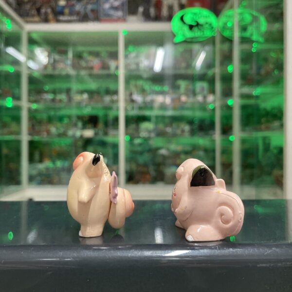 TOMY  CLEFAIRY & CLEFABLE Pokemon card figures originali - immagine 3