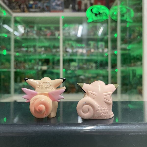 TOMY  CLEFAIRY & CLEFABLE Pokemon card figures originali - immagine 4