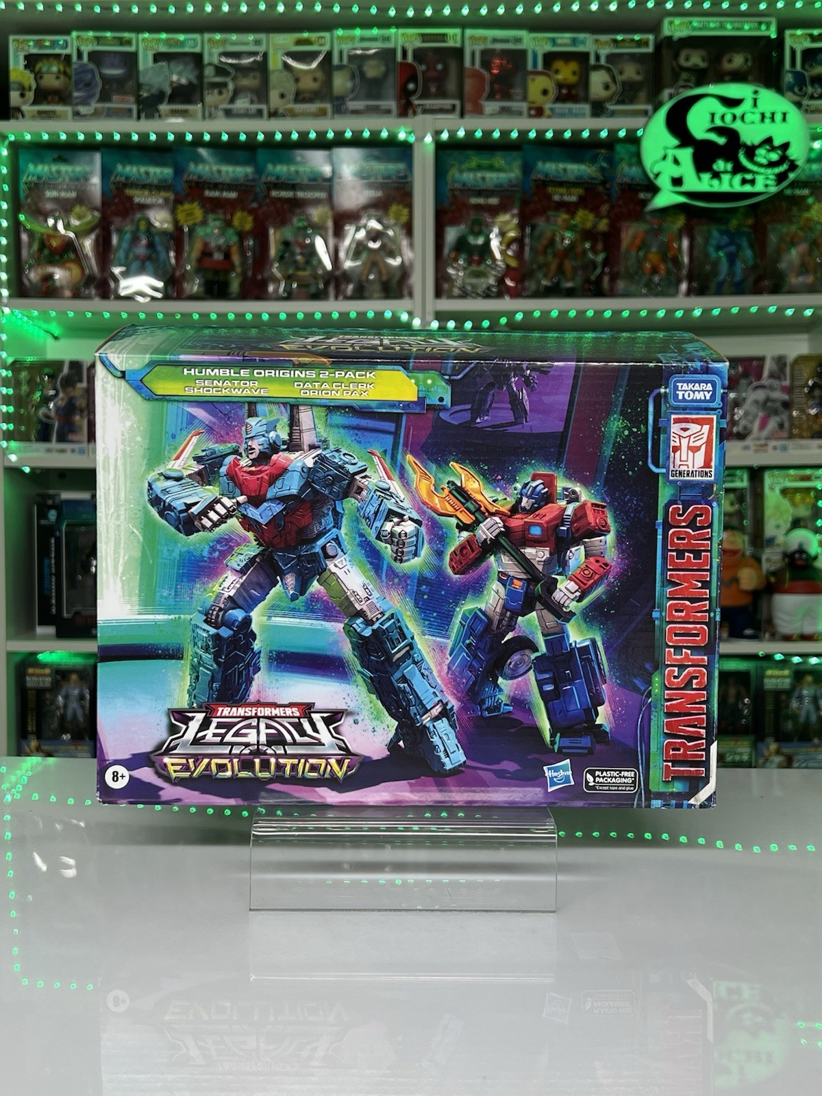 Transformers Legacy Evolution - Humble Origins Senator Shockwave & Data Clerk