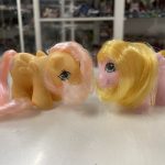VINTAGE-My-Little-Pony-Neonato-Gemelli-NIBBLES-DIBBLES-Set-1987-ANNO-5-133957387501