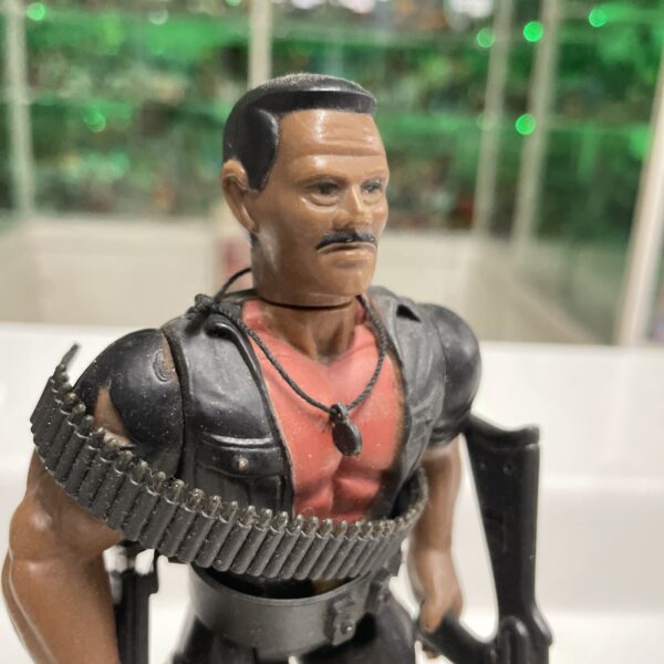 Vintage 1986 M Force Military Muscle Enemy BLOOD  Figure RARE 100% Complete - immagine 3