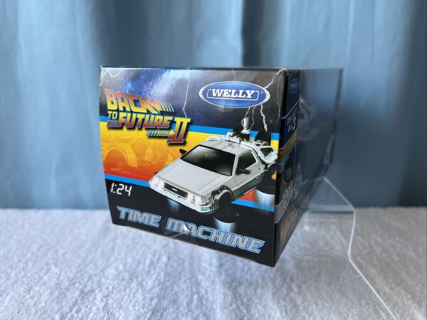welly 1/24 Delorean Time Machine Back To The Future 2  Fly Mode Diecast Model - immagine 5