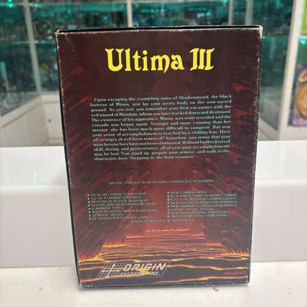 ATARI ST EXODUS Ultima III 3 Big Box RARE see pics - immagine 3