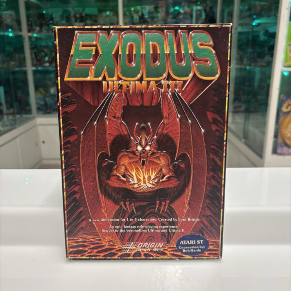 ATARI ST EXODUS Ultima III 3 Big Box RARE see pics