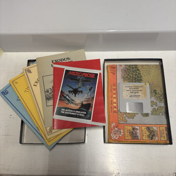 ATARI ST EXODUS Ultima III 3 Big Box RARE see pics - immagine 8