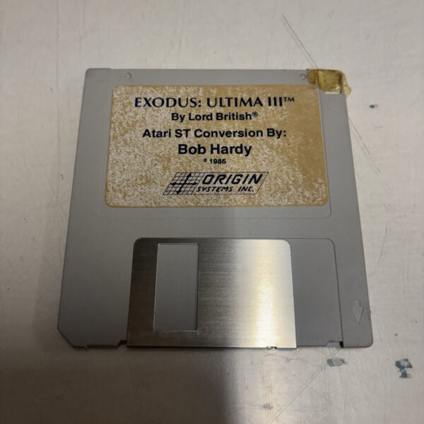 ATARI ST EXODUS Ultima III 3 Big Box RARE see pics - immagine 10