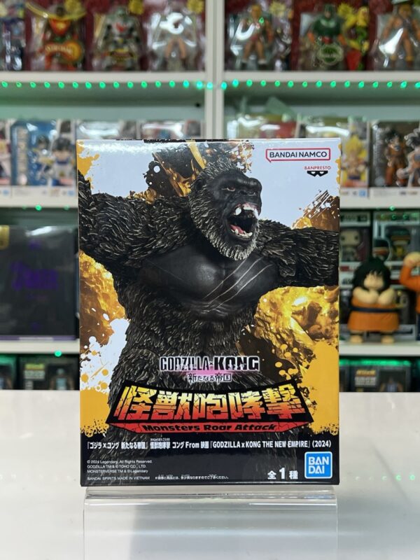 BANPRESTO Godzilla X Kong The New Empire - Monsters Roar Attack Kong 2024 - immagine 3