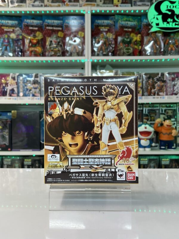 Bandai Saint Seiya Myth Cloth Ex Pegasus Seiya V2 EX Gold 40th - immagine 3