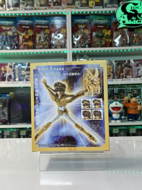 Bandai Saint Seiya Myth Cloth Ex Pegasus Seiya V2 EX Gold 40th - immagine 5