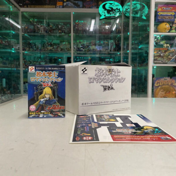 Capitan Harlock KONAMI  Set 2 Action Figures Con Espositore - Leiji Matsumoto