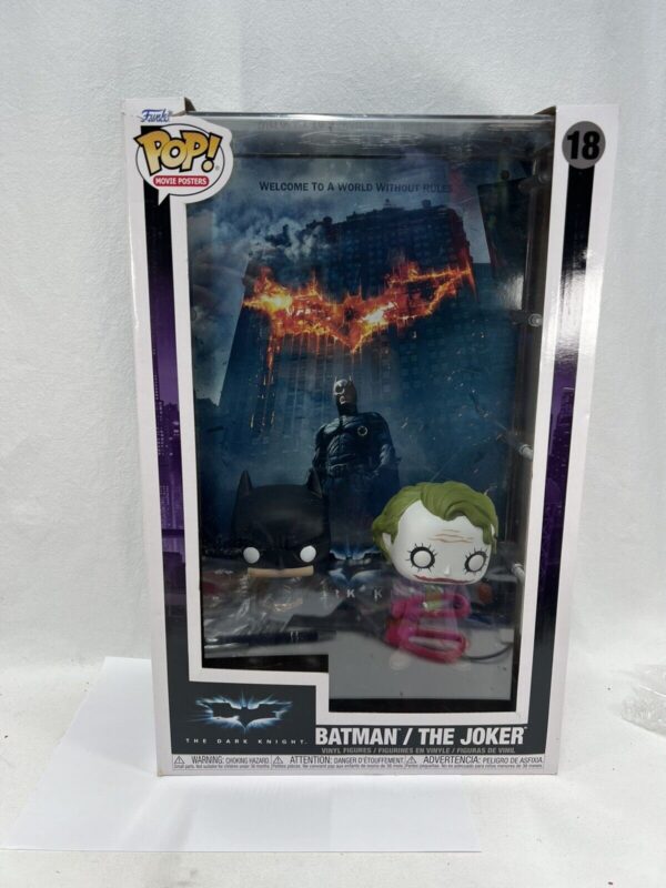 Funko Pop - DC Movie Posters - Batman The Dark Knight Joker - immagine 3