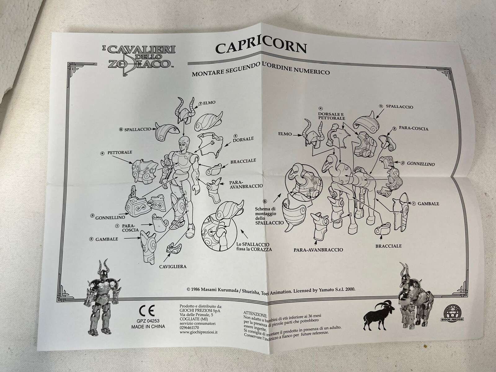 Giochi Preziosi I Cavalieri Dello Zodiaco Saint Seiya Die Cast - Shura Capricorn - immagine 10