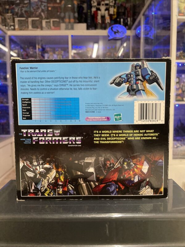 Hasbro  Transformers - Dirge MIB Commemorative Series 2002 Takara - immagine 3