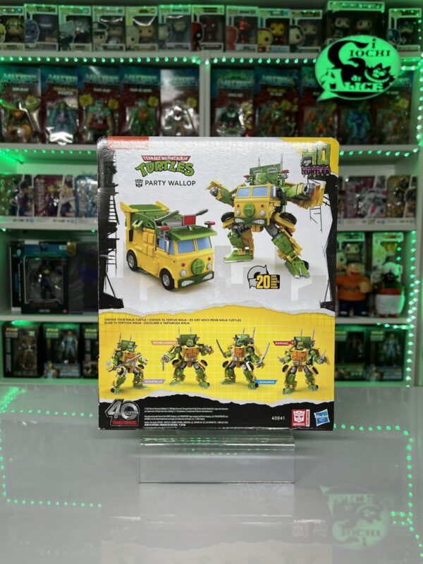 Hasbro Transformers Ninja Turtles Party Wallop - immagine 3