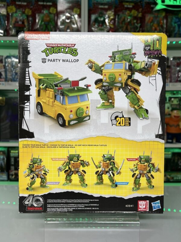 Hasbro Transformers Ninja Turtles Party Wallop - immagine 4