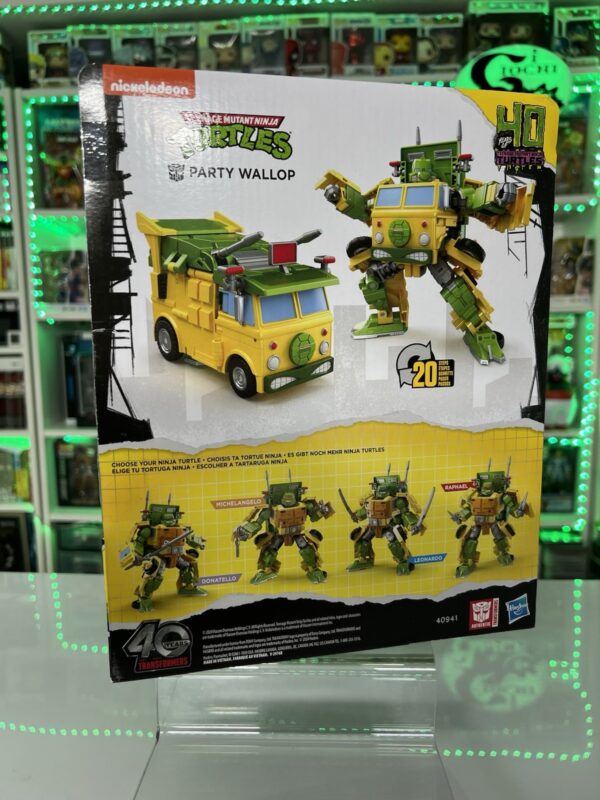 Hasbro Transformers Ninja Turtles Party Wallop - immagine 6