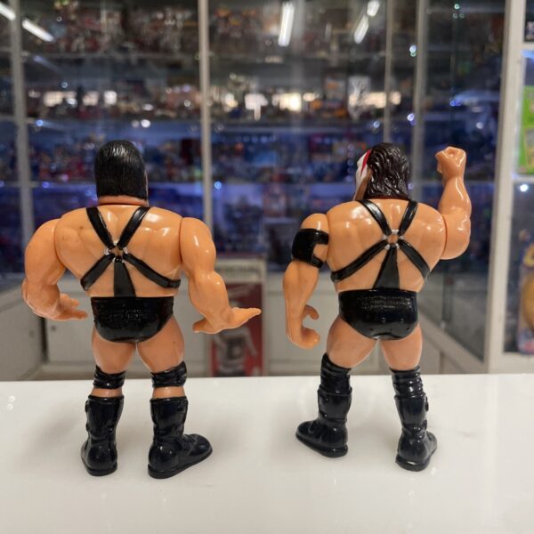 Hasbro WWF wrestling 1991 Serie DEMOLITION Ax and Smash figure - immagine 5