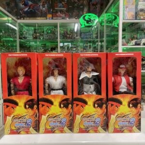 High Dream Capcom Vs Snk 2 . 4 Poseable Action Doll . Ryu / Ken / Terry / Iori