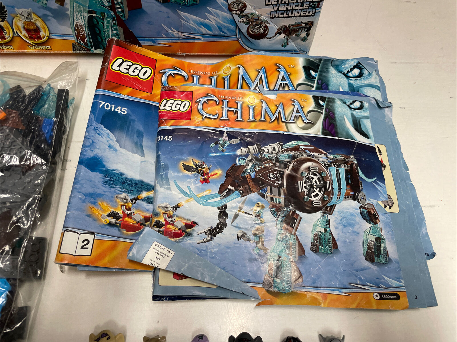 Lego-70145-Chima-Maulas-Ice-Mammoth-Stomper-Usato-134356567682-3
