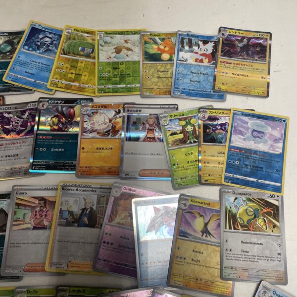 Lotto Carte Pokemon mix 500 ITA ENG JAP Rare e Brillanti Recenti Pikachu A - immagine 8