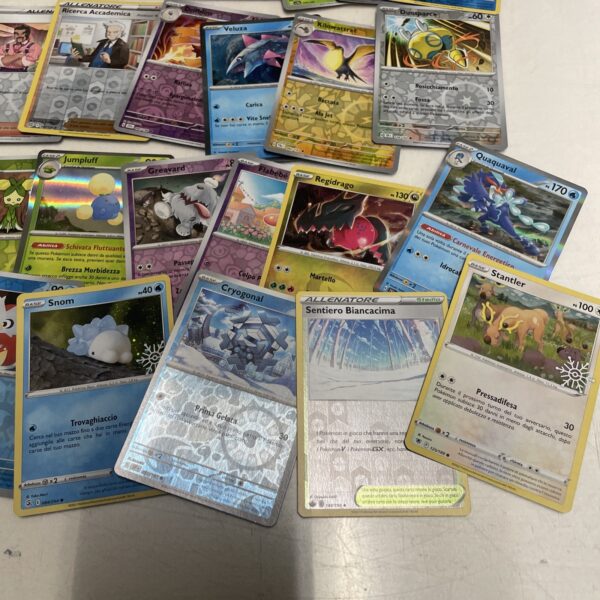 Lotto Carte Pokemon mix 500 ITA ENG JAP Rare e Brillanti Recenti Pikachu A - immagine 9
